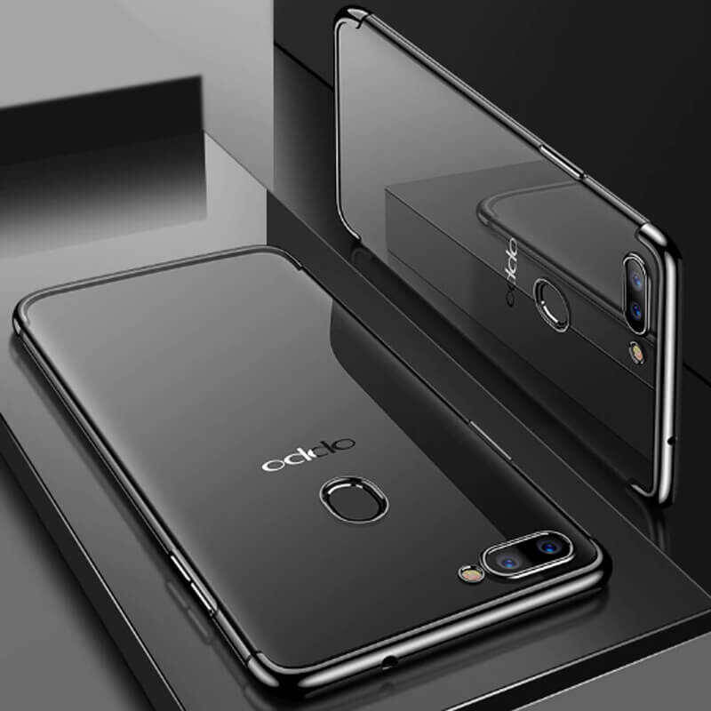 Oppo AX7 Kılıf Zore Dört Köşeli Lazer Silikon Kapak - 6