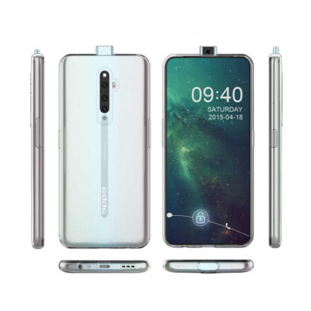 Oppo Reno 2Z Kılıf Zore Süper Silikon Kapak - 3