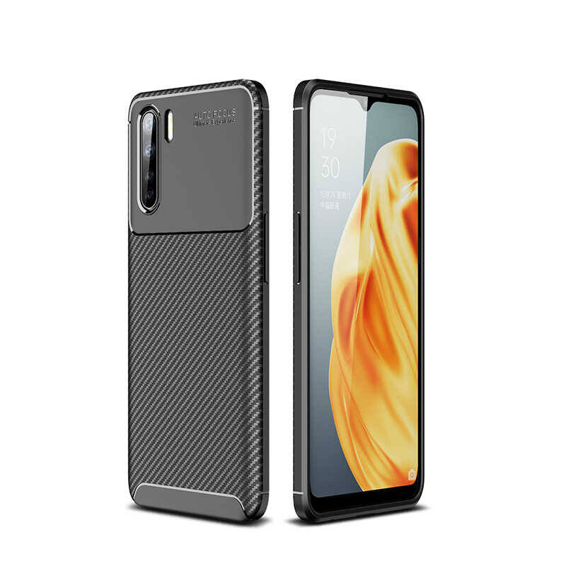 Oppo Reno 3 Kılıf Zore Negro Silikon Kapak - 3