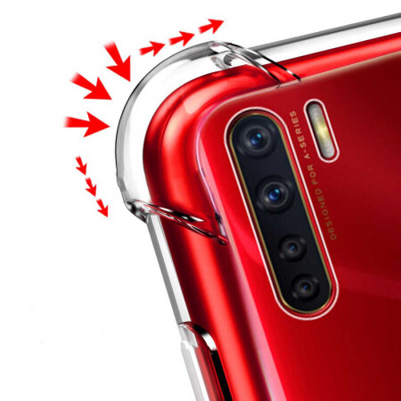 Oppo Reno 3 Kılıf Zore Nitro Anti Shock Silikon - 4