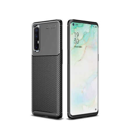 Oppo Reno 3 Pro 5G Kılıf Zore Negro Silikon Kapak - 2