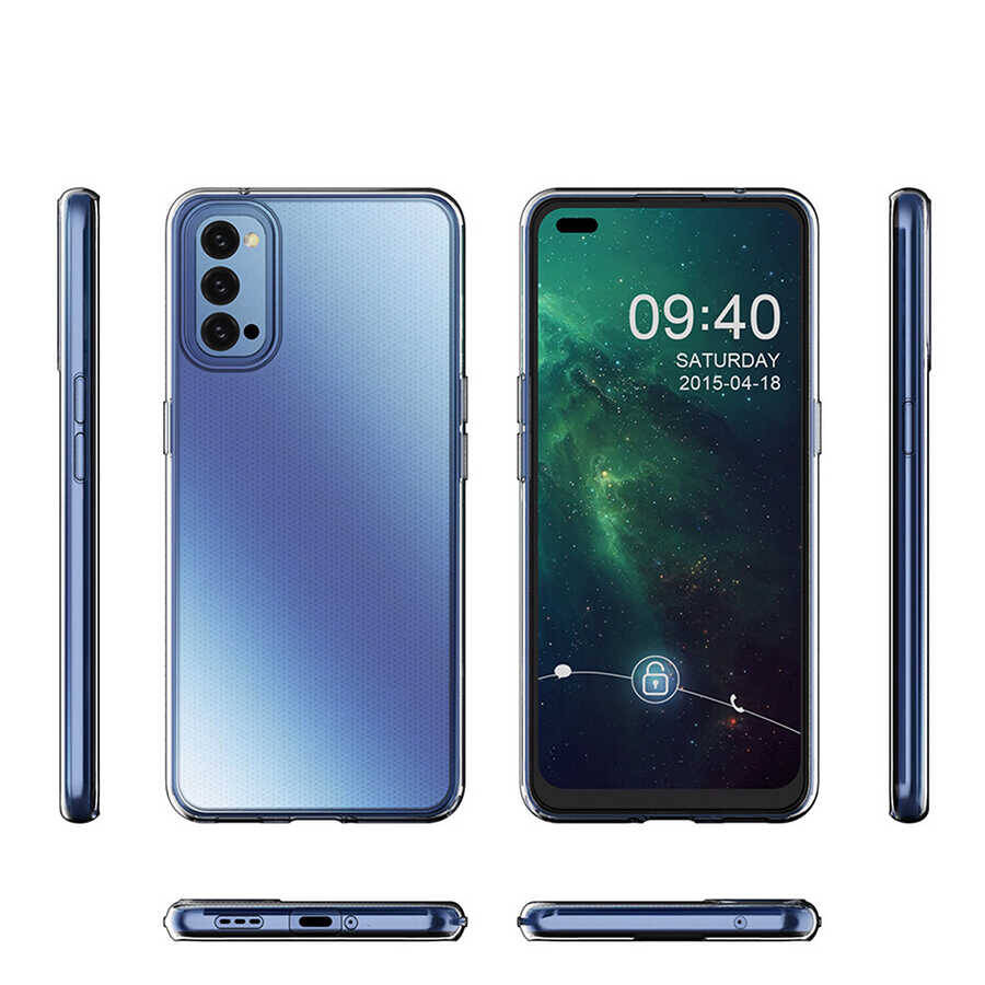 Oppo Reno 4 Kılıf Zore Süper Silikon Kapak - 4