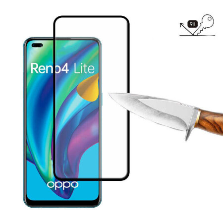 Oppo Reno 4 Lite Davin 5D Cam Ekran Koruyucu - 3