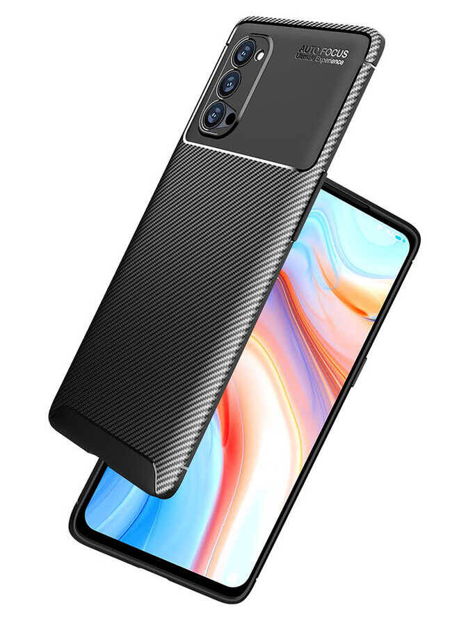 Oppo Reno 4 Pro 5G Kılıf Zore Negro Silikon Kapak - 11