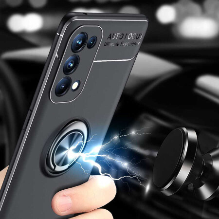 Oppo Reno 5 Pro 5G Kılıf Zore Ravel Silikon Kapak - 19