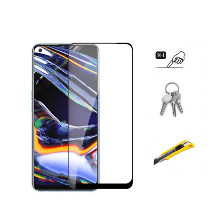 Oppo Reno 7 4G Zore Kenarları Kırılmaya Dayanıklı Cam Ekran Koruyucu - 5