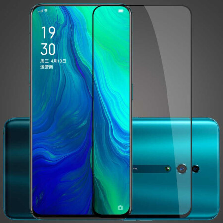 Oppo Reno Zore Kenarları Kırılmaya Dayanıklı Cam Ekran Koruyucu - 4