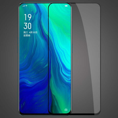 Oppo Reno Zore Kenarları Kırılmaya Dayanıklı Cam Ekran Koruyucu - 1