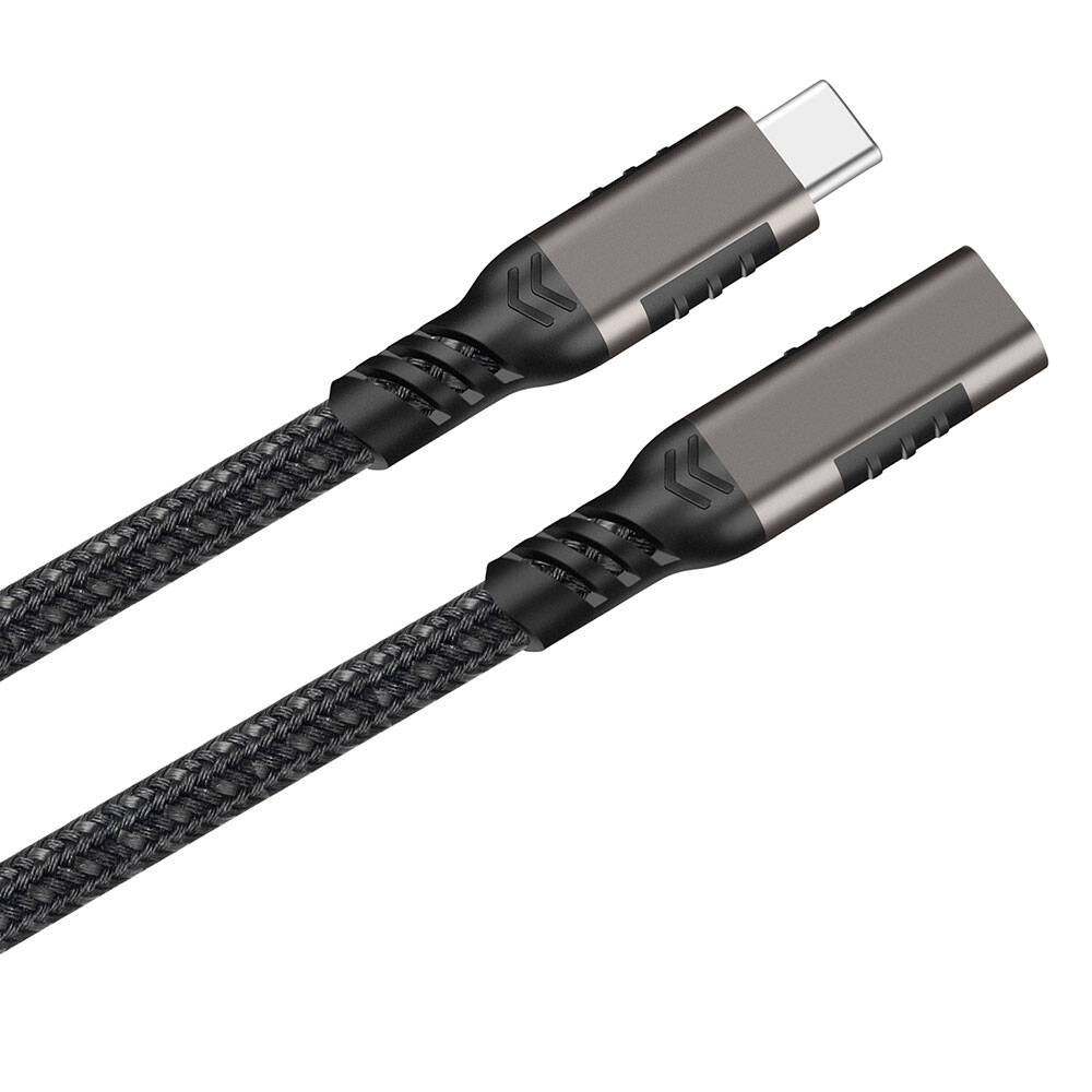 Qgeem Extension USB3.2 Type-C PD Uzatma Kablosu 100W 20Gbps 4K60Hz 0.2 Metre - 32