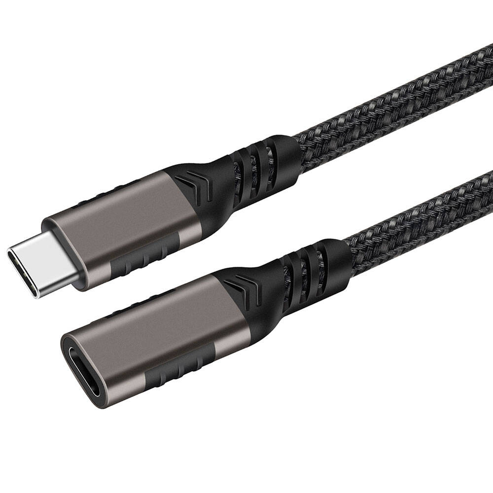 Qgeem Extension USB3.2 Type-C PD Uzatma Kablosu 100W 20Gbps 4K60Hz 1.5 Metre - 33