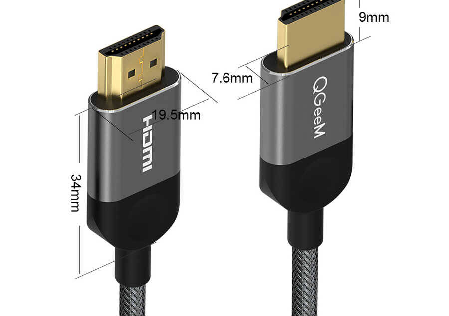 Qgeem QG-AV14 HDMI Kablo 0.5M - 11