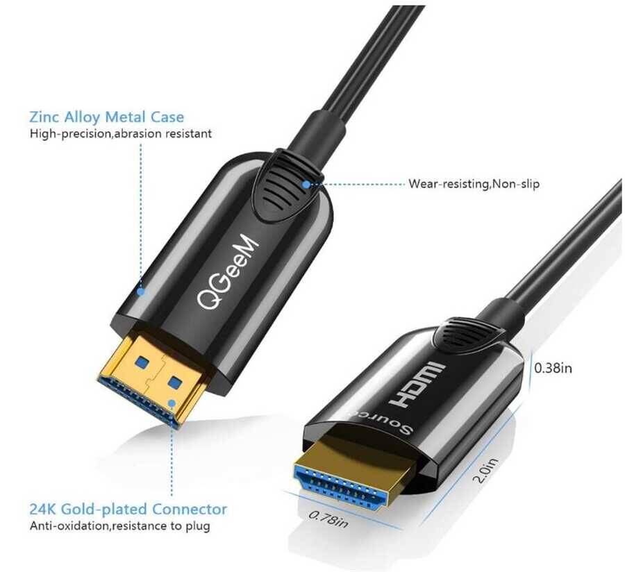 Qgeem QG-AV15 HDMI Kablo 10M - 6