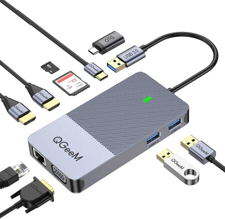 Qgeem QG-D3908 Usb Hub - 2