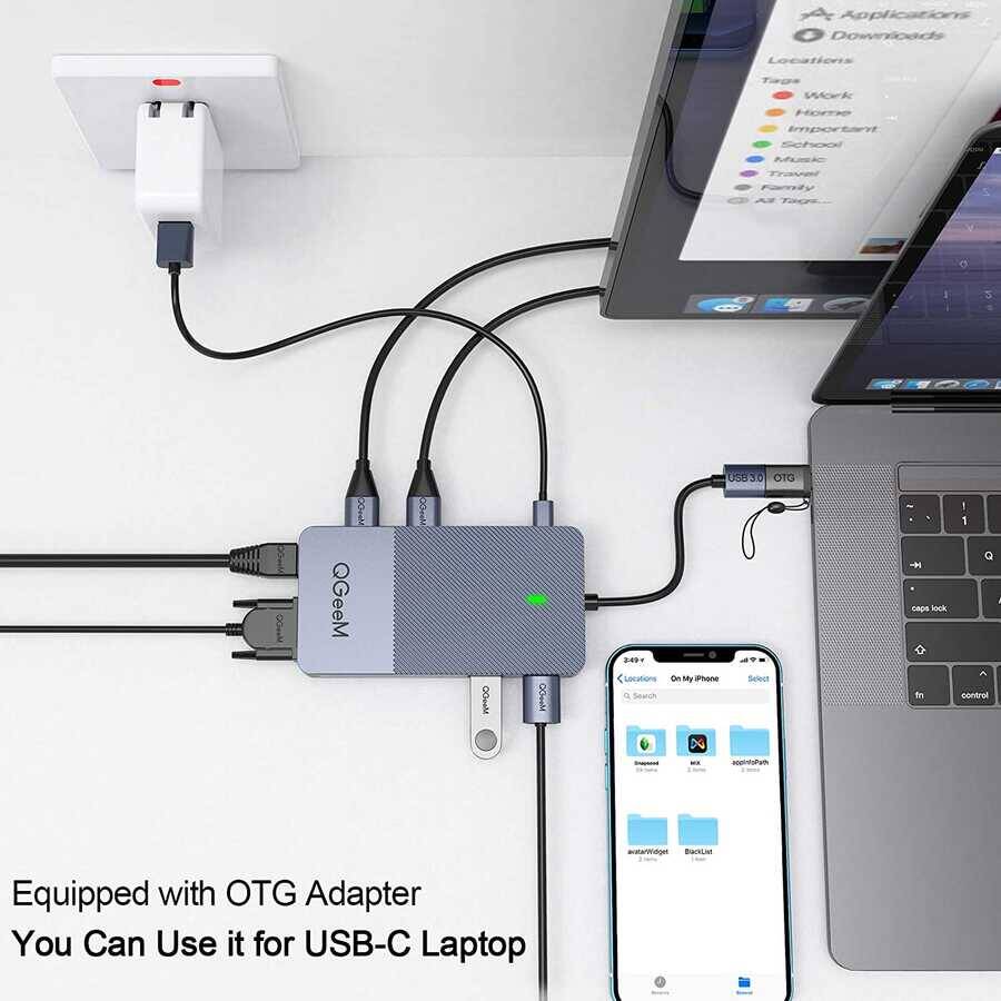 Qgeem QG-D3908 Usb Hub - 5