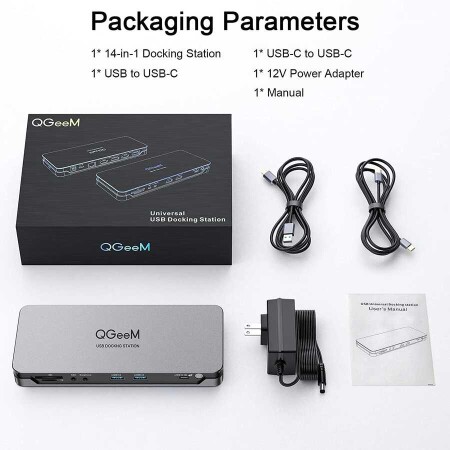 Qgeem QG-D6908 Type-C Usb Hub - 8