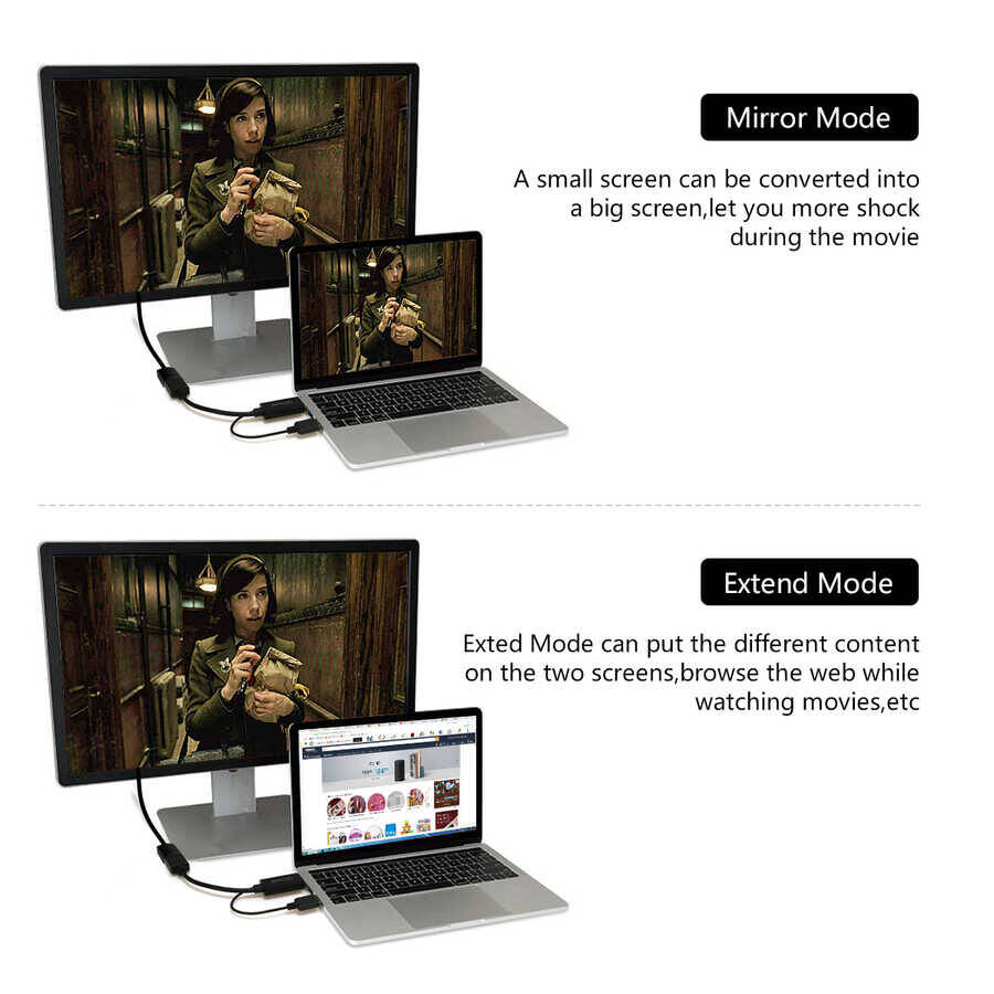 Qgeem QG-HD01 HDMI To Display Port Dönüştürücü - 6