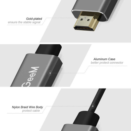 Qgeem QG-HD02 HDMI To Mini Display Port Dönüştürücü - 7