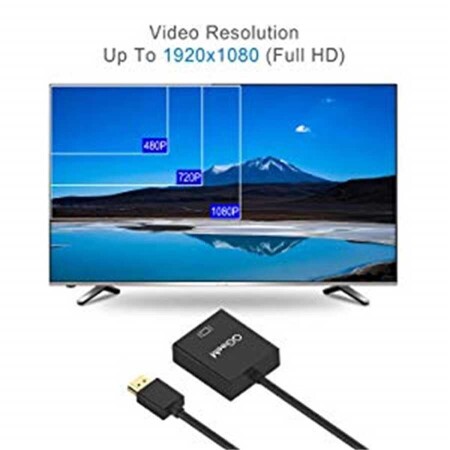 Qgeem QG-HD04 HDMI To VGA Dönüştürücü - 5