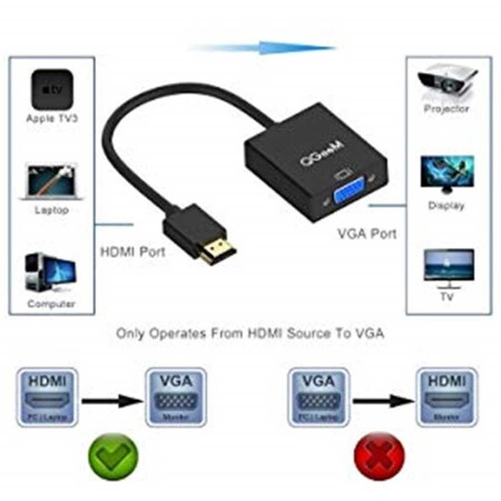 Qgeem QG-HD04 HDMI To VGA Dönüştürücü - 6