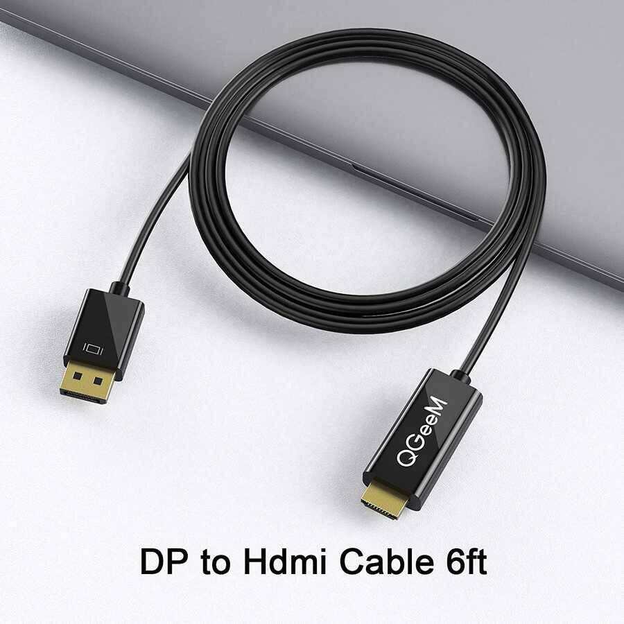 Qgeem QG-HD22 Display Port To HDMI Kablo - 5