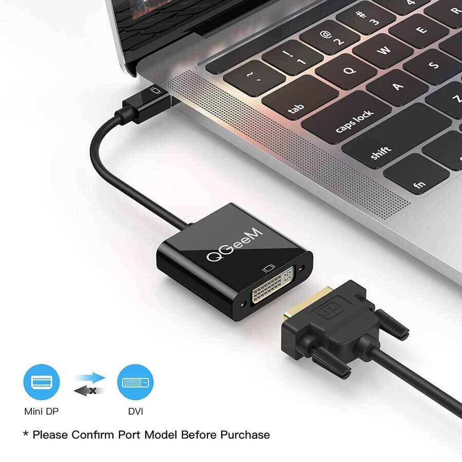 Qgeem QG-HD27 DVI To Mini Display Port Dönüştürücü - 5