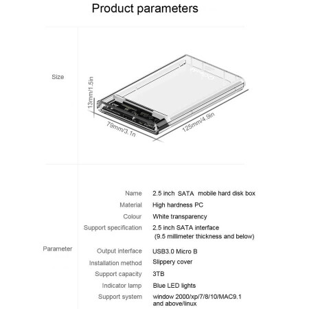 Qgeem QG-ST04 Sata Harddisk Veri Aktarım Kutusu - 8