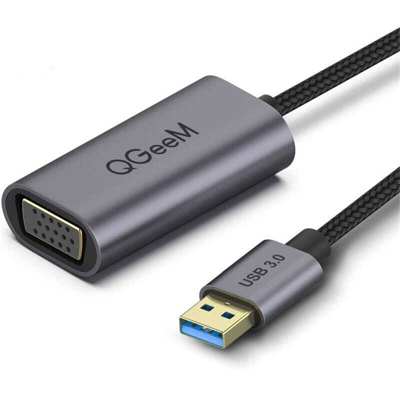 Qgeem QG-UA07 Usb To VGA Dönüştürücü - 2