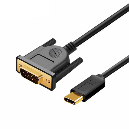 Qgeem QG-UA17 Type-C to VGA Adaptörü Yüksek Çözünürlüklü Dönüştürücü Kablo 1080p 60Hz 1.2 metre - 9