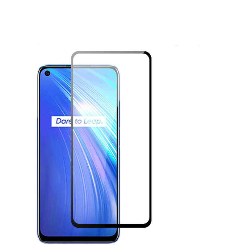 Realme 6 Zore Kenarları Kırılmaya Dayanıklı Cam Ekran Koruyucu - 1