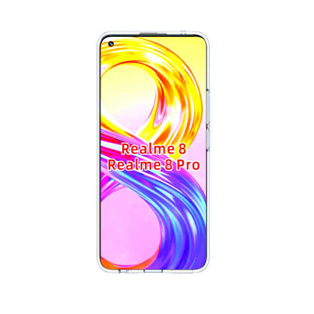 Realme 8 Kılıf Zore Süper Silikon Kapak - 8