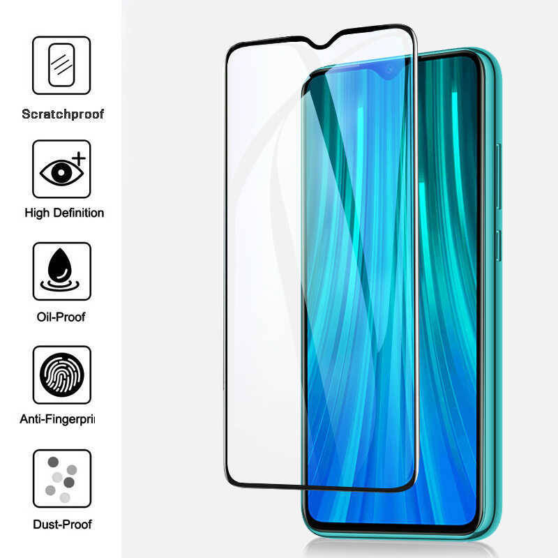 Realme C15 Zore Kenarları Kırılmaya Dayanıklı Cam Ekran Koruyucu - 3