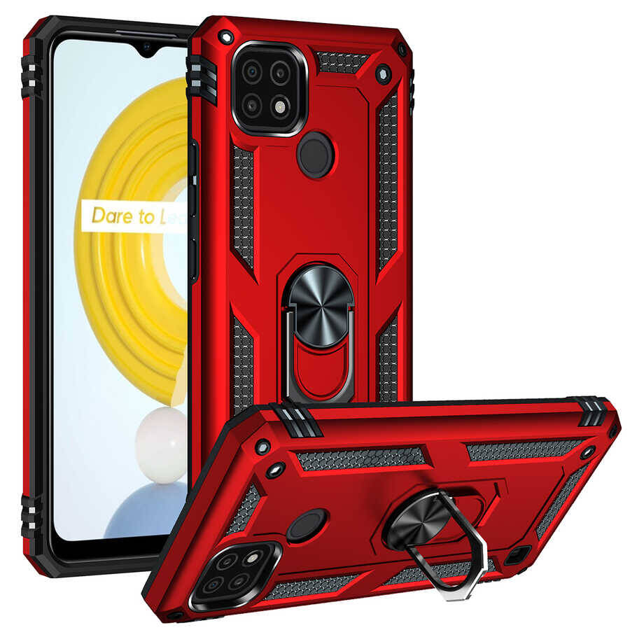 Realme C21 Kılıf Zore Vega Kapak - 10