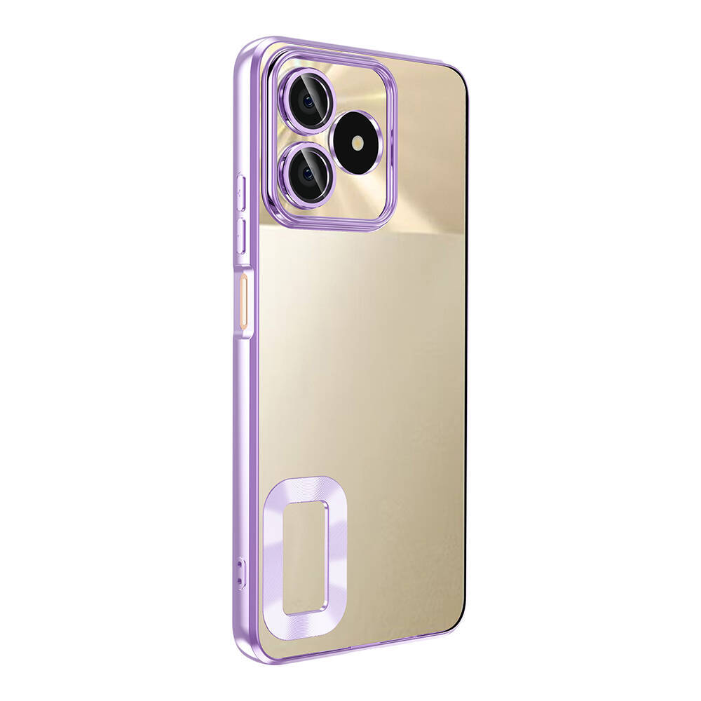 Realme C53 4G Kılıf Kamera Korumalı Logo Gösteren Zore Omega Kapak - 11