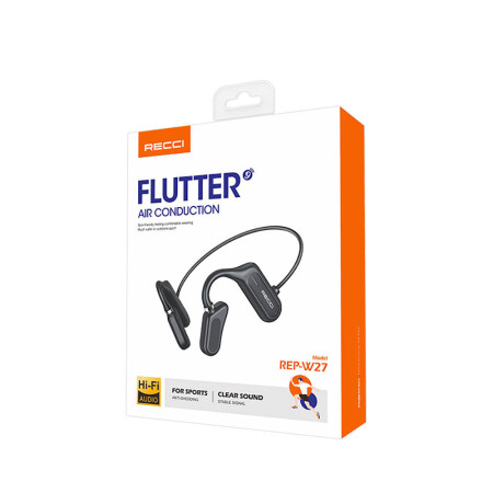 Recci REP-W27 Flutter Serisi Suya Dayanıklı Sporcu Bluetooth Kulaklık - 5