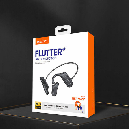 Recci REP-W27 Flutter Serisi Suya Dayanıklı Sporcu Bluetooth Kulaklık - 13