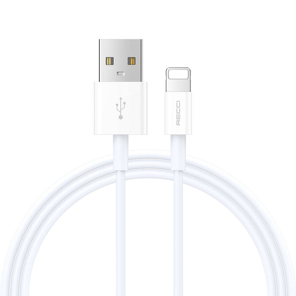 Recci RS06L USB-A to Lightning 2.4A Hızlı Şarj Özellikli Data ve Şarj Kablosu 1M - 2