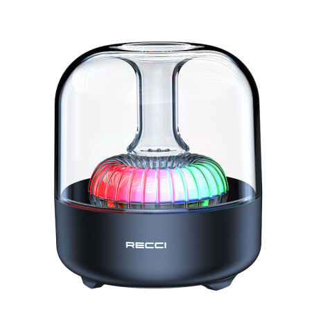 Recci RSK-W31 Amber Serisi FMTFAUX Hi-Fi RGB Işıklı Wireless Bluetooth 5.0 Speaker Hoparlör 5W 500mAh - 2