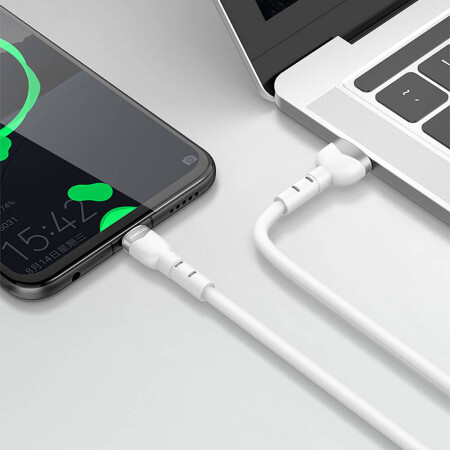 Recci RTC-N35L Hızlı Şarj Özellikli 100cm Lightning to USB-A Kablo - 2