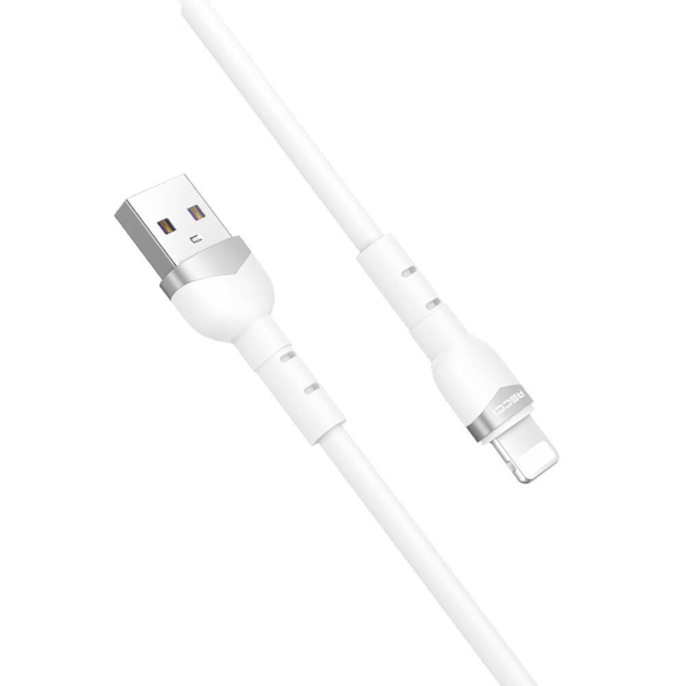 Recci RTC-N35L Hızlı Şarj Özellikli 100cm Lightning to USB-A Kablo - 5