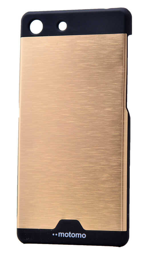 Sony Xperia M5 Kılıf Zore Metal Motomo Kapak - 5