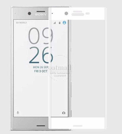 Sony Xperia XZ1 Zore Ekranı Tam Kaplayan Düz Cam Koruyucu - 2