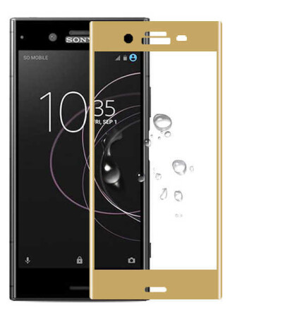 Sony Xperia XZ1 Zore Ekranı Tam Kaplayan Düz Cam Koruyucu - 1