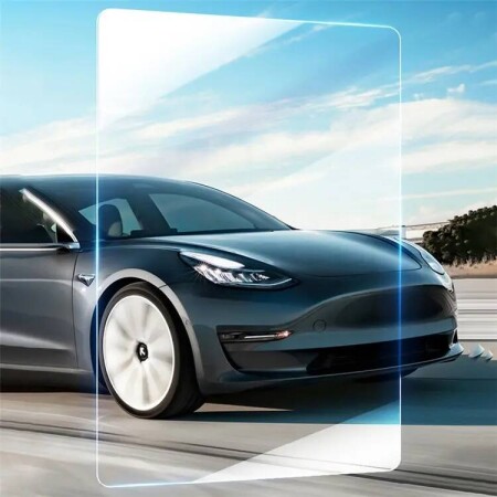 Tesla Model Y Zore Araç Multimedya Temperli Cam Ekran Koruyucu - 3