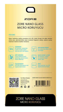 Turkcell T80 Zore Nano Micro Temperli Ekran Koruyucu - 2