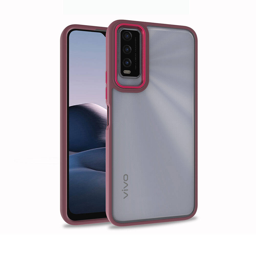 Vivo Y11S Kılıf Zore Flora Kapak - 6