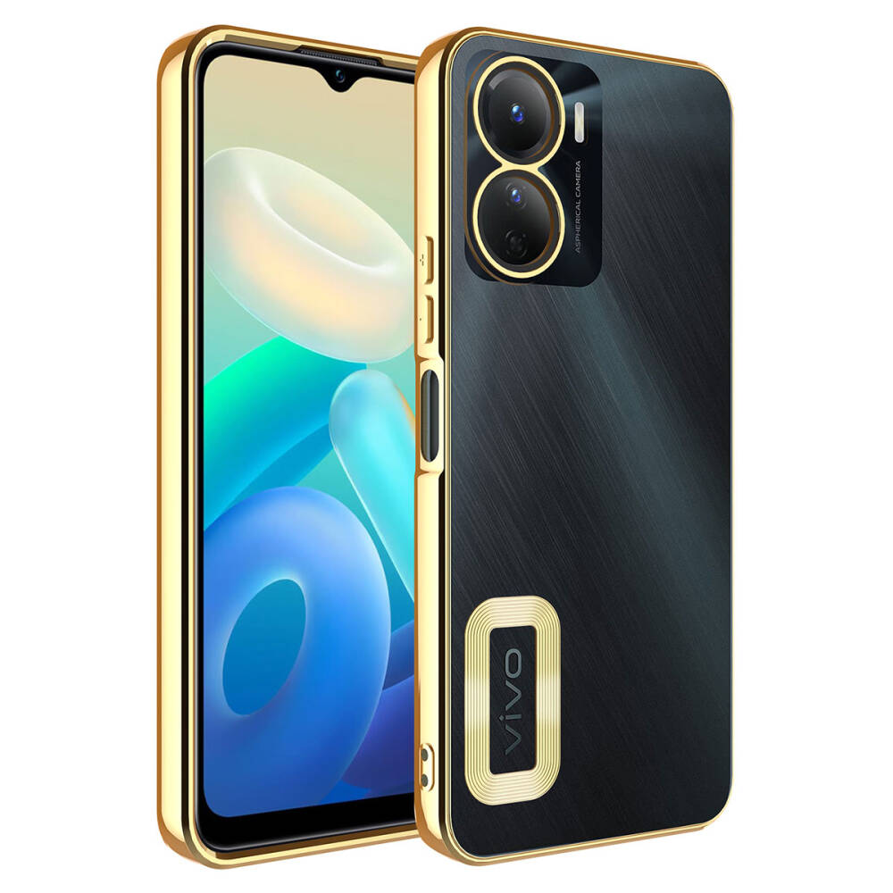 Vivo Y16 Kılıf Kamera Korumalı Logo Gösteren Zore Omega Kapak - 9