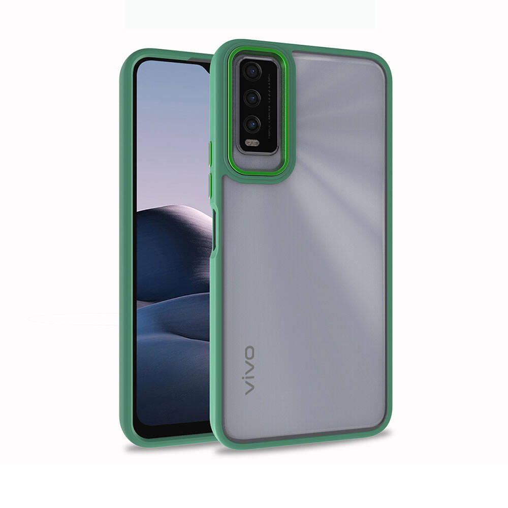 Vivo Y20 Kılıf Zore Flora Kapak - 7