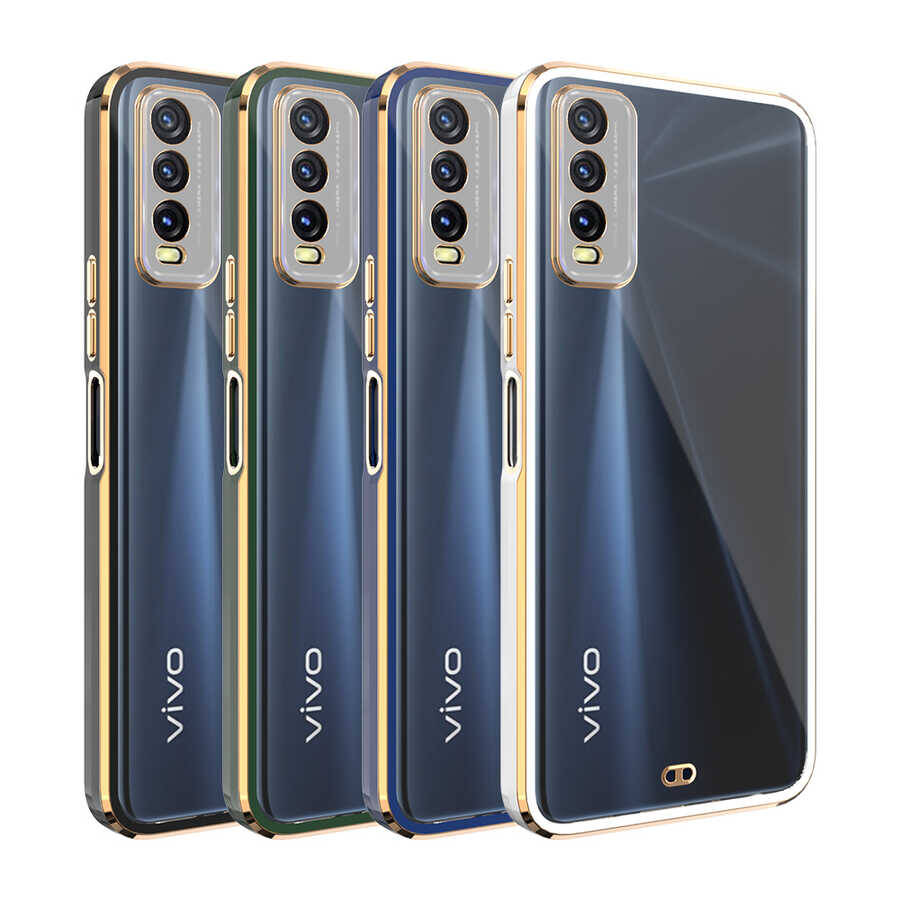 Vivo Y20 Kılıf Zore Voit Clear Kapak - 9