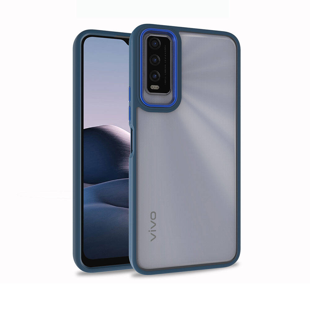 Vivo Y20S Kılıf Zore Flora Kapak - 5