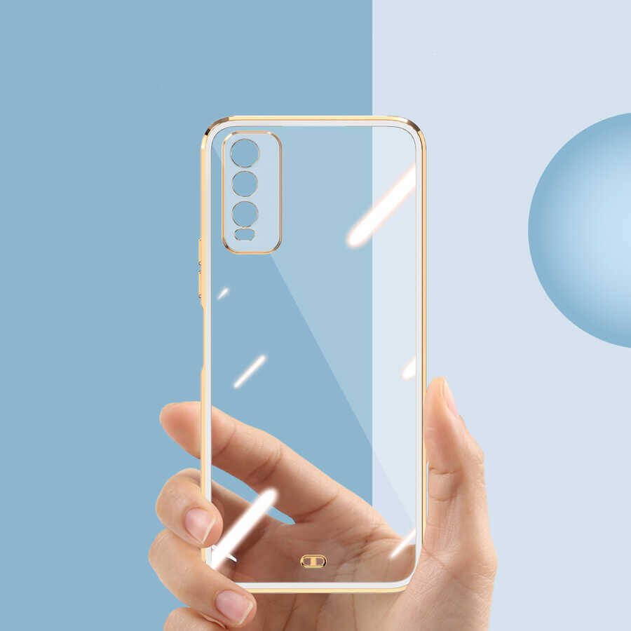 Vivo Y20S Kılıf Zore Voit Clear Kapak - 11